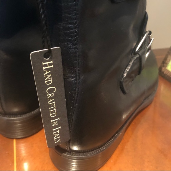 NWT Emanuele Crasto Motorcycle Boots - Picture 2 of 5